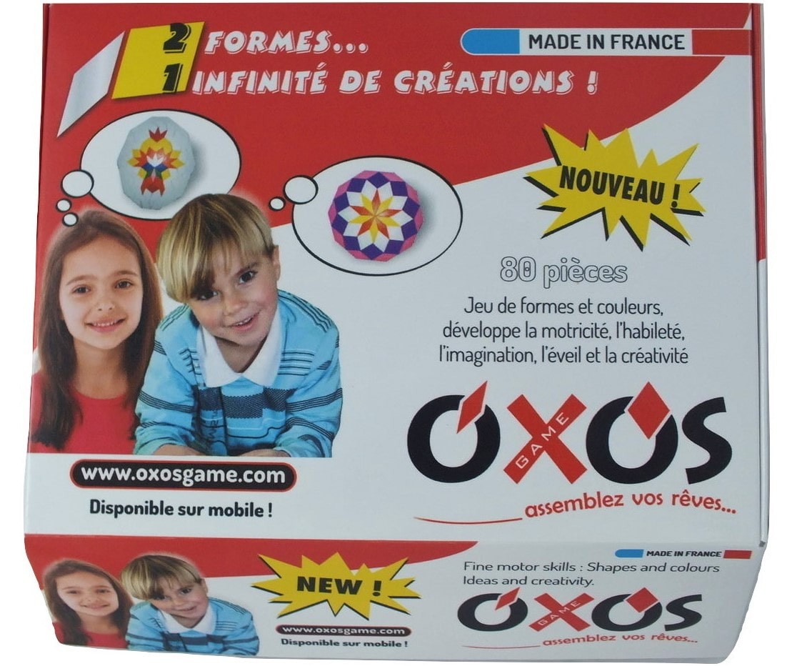 Jeu de construction Oxos Game, un jeu éducatif  pour petits et grands.